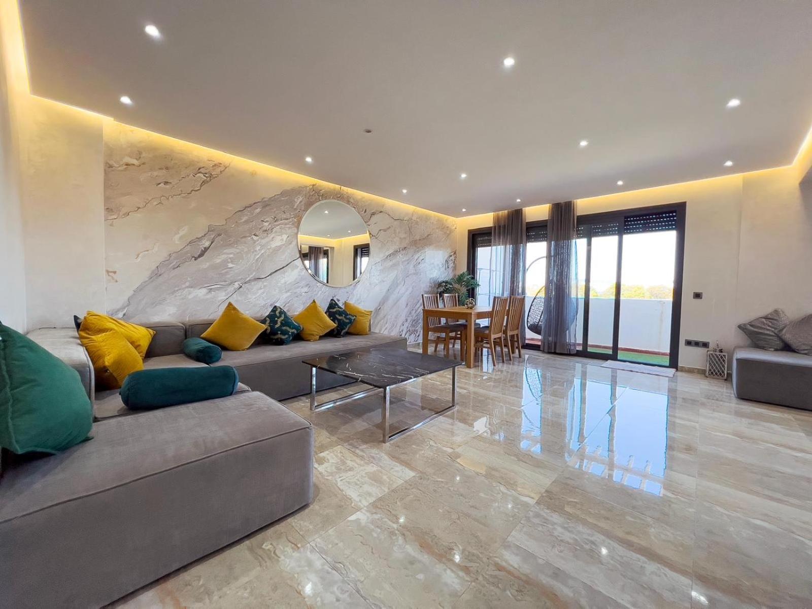 Luxury 3 Bedroom Panoramic Views In Hotspot With Fibre Optic Wifi And Netflix Танжер Екстер'єр фото